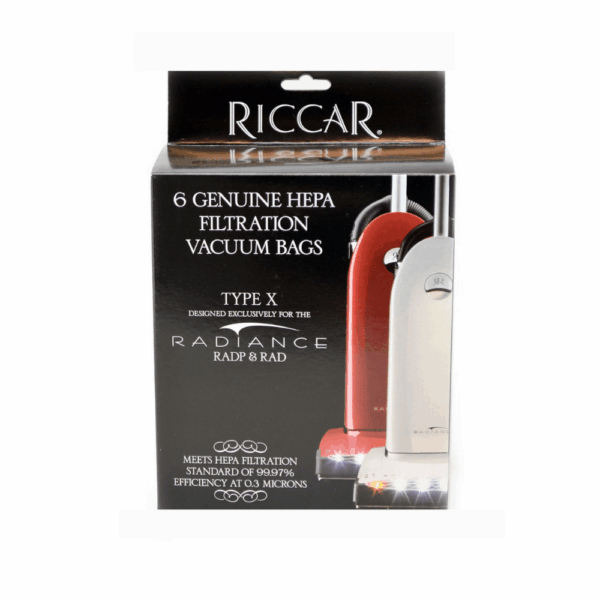 Riccar Type X Radiance Genuine HEPA Bags (RXH-6)